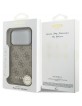 Guess iPhone 17 Pro 4G Charms MagSafe Case Brown
