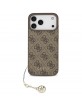 Guess iPhone 17 Pro Max Hülle 4G Charms MagSafe Case Braun