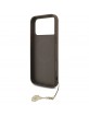 Guess iPhone 17 Pro Max Hülle 4G Charms MagSafe Case Braun