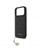 Guess iPhone 17 Pro Max Hülle 4G Charms MagSafe Case Schwarz