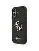 Guess iPhone 17 Hülle Case Fixed Glitter 4G Big Schwarz