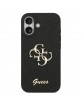 Guess iPhone 17 Hülle Case Fixed Glitter 4G Big Schwarz
