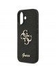 Guess iPhone 17 Hülle Case Fixed Glitter 4G Big Schwarz