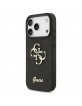 Guess iPhone 17 Pro Case Fixed Glitter 4G Big Black