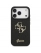 Guess iPhone 17 Pro Case Fixed Glitter 4G Big Black