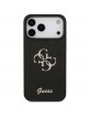 Guess iPhone 17 Pro Max Case Fixed Glitter 4G Big Black