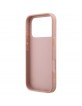 Guess iPhone 17 Pro Case Fixed Glitter 4G Big Pink