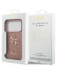Guess iPhone 17 Pro Case Fixed Glitter 4G Big Pink