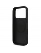 Guess iPhone 17 Pro Hülle 4G Triangle Strass MagSafe Case Schwarz