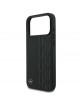 Mercedes iPhone 17 Pro Max MagSafe Hülle Echtleder Case Laurel Schwarz