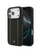 Mercedes iPhone 17 Pro MagSafe Echtleder Star Pattern Schwarz
