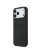 Mercedes iPhone 17 Pro Max MagSafe Hülle Echtleder Case Vintage Logo Schwarz
