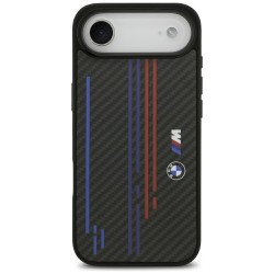 BMW iPhone 17 Air Case M Kevlar Lines Carbon MagSafe Black