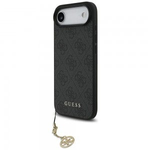 Guess iPhone 17 Air Hülle 4G Charms MagSafe Case Schwarz