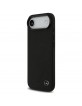 Mercedes iPhone 17 Air MagSafe Case Genuine Leather Case Leaf Black