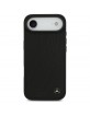 Mercedes iPhone 17 Air MagSafe Case Genuine Leather Case Leaf Black