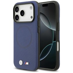 BMW iPhone 17 Pro Hülle Case Meshed FW M MagSafe Blau