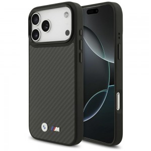 BMW iPhone 17 Pro Max Hülle Case M Kevlar Carbon MagSafe Schwarz