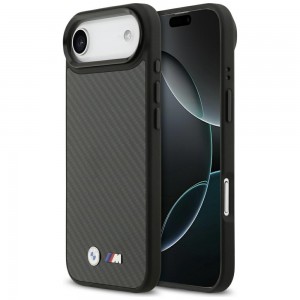 BMW iPhone 17 Air Hülle Case M Kevlar Carbon MagSafe Schwarz