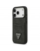 Guess iPhone 17 Pro Hülle Case 4G Double Card Triangle Schwarz