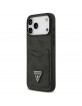Guess iPhone 17 Pro Max Case 4G Double Card Triangle Black