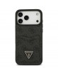Guess iPhone 17 Pro Max Case 4G Double Card Triangle Black