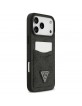 Guess iPhone 17 Pro Max Case 4G Double Card Triangle Black