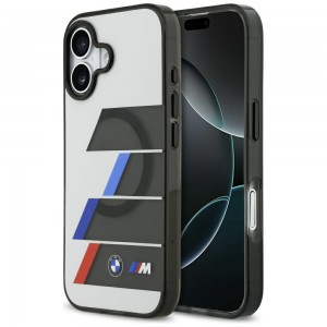 BMW iPhone 17 Hülle Case M Metal Buttons Tricolor MagSafe
