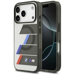 BMW iPhone 17 Pro Hülle Case M Metal Buttons Tricolor MagSafe