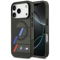 BMW iPhone 17 Pro Max Hülle Case M Metal Buttons Tricolor MagSafe Schwarz