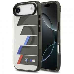 BMW iPhone 17 Air Hülle Case M Metal Buttons Tricolor MagSafe