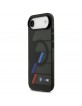 BMW iPhone 17 Air Case M Metal Buttons Tricolor Lines MagSafe Black