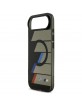 BMW iPhone 17 Air Case M Metal Buttons Tricolor Lines MagSafe Black