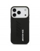 AMG Mercedes iPhone 17 Pro Silikon Hülle Case Oversize Rhombs MagSafe Schwarz