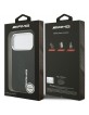 AMG Mercedes iPhone 17 Pro Silikon Hülle Case Oversize Rhombs MagSafe Schwarz
