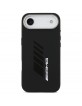 AMG Mercedes iPhone 17 Air Silikon Hülle Case Oversize Rhombs MagSafe Schwarz