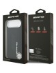 AMG Mercedes iPhone 17 Air Silikon Hülle Case Oversize Rhombs MagSafe Schwarz