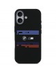 BMW iPhone 17 Hülle Case M Silikon Horizontal Line MagSafe Schwarz