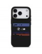 BMW iPhone 17 Pro Hülle Case M Silikon Horizontal Line MagSafe Schwarz