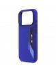 BMW iPhone 17 Pro Hülle Case M Silikon Vertical Logo MagSafe Blau