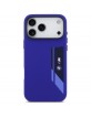 BMW iPhone 17 Pro Max Hülle Case M Silikon Vertical Logo MagSafe Blau