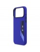 BMW iPhone 17 Pro Max Hülle Case M Silikon Vertical Logo MagSafe Blau