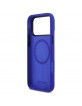BMW iPhone 17 Pro Max Hülle Case M Silikon Vertical Logo MagSafe Blau