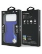 BMW iPhone 17 Pro Max Hülle Case M Silikon Vertical Logo MagSafe Blau