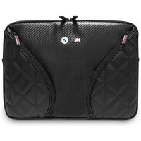 BMW Notebook Laptop Tasche Bag Carbon Metal Logo 14 Zoll Schwarz