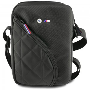 BMW Tablet Tasche Bag Carbon Metal Logo 8 Zoll Schwarz