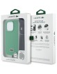 Lacoste Iconic Petit Pique Crossbody Cord MagSafe Case for iPhone 15 Pro Green