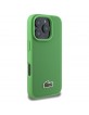 Lacoste iPhone 16 Pro Hülle Case Iconic Petit Pique Crossbody Cord MagSafe Grün
