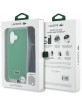 Lacoste iPhone 16 Hülle Case Iconic Petit Pique Crossbody Cord MagSafe Grün
