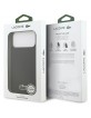 Lacoste iPhone 17 Pro Max Hülle Case Iconic Petit Pique Woven MagSafe Schwarz